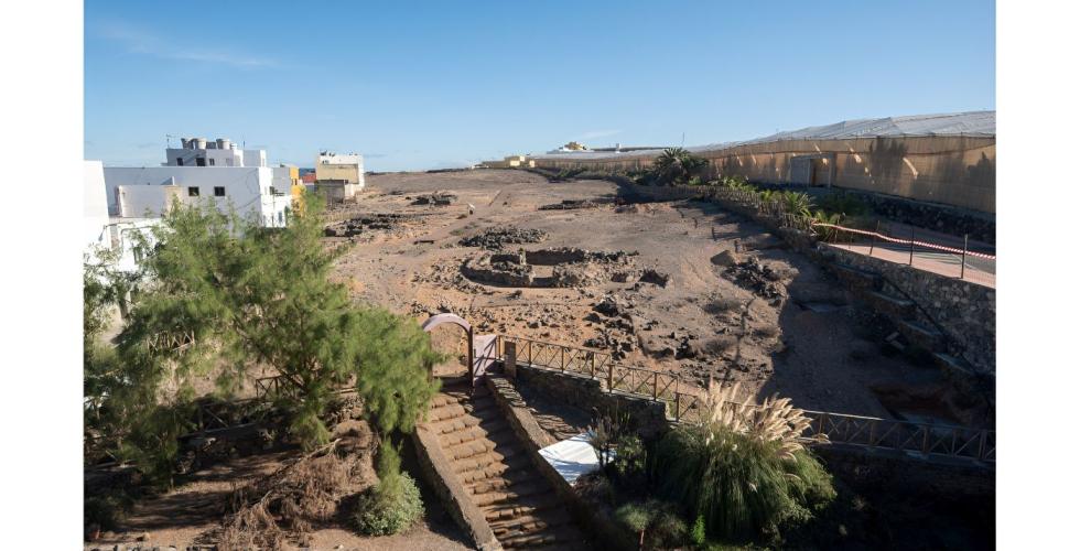 La Guancha, arkeologisk utgravingssted i Gáldar nord på Gran Canaria.